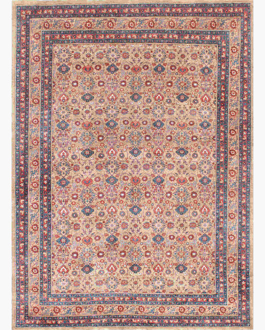 Luxury hand knotted carpet made from 100% Wool