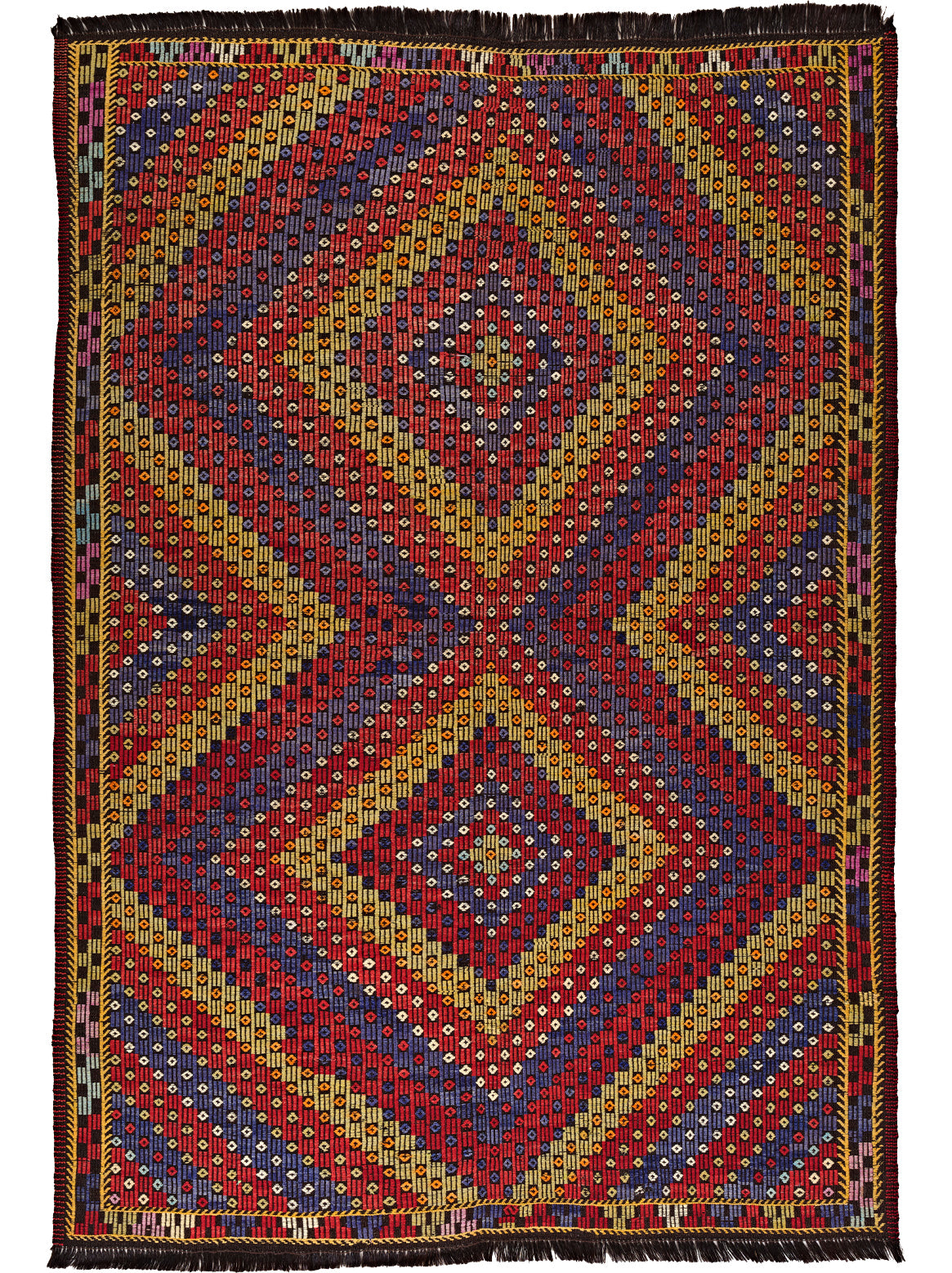 Luxury hand woven carpet made from 100% Wool