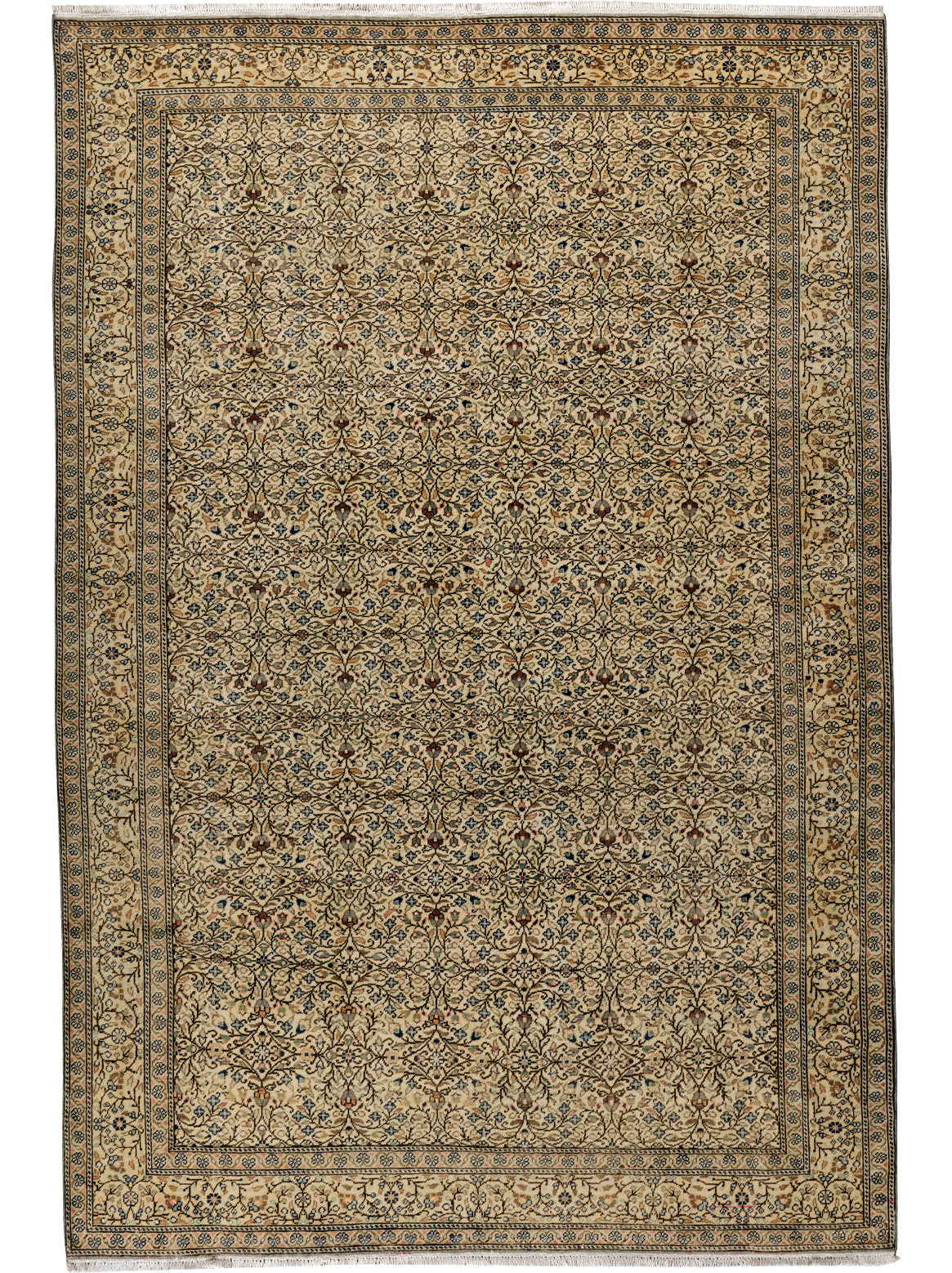 Luxury hand knotted carpet made from 100% Wool