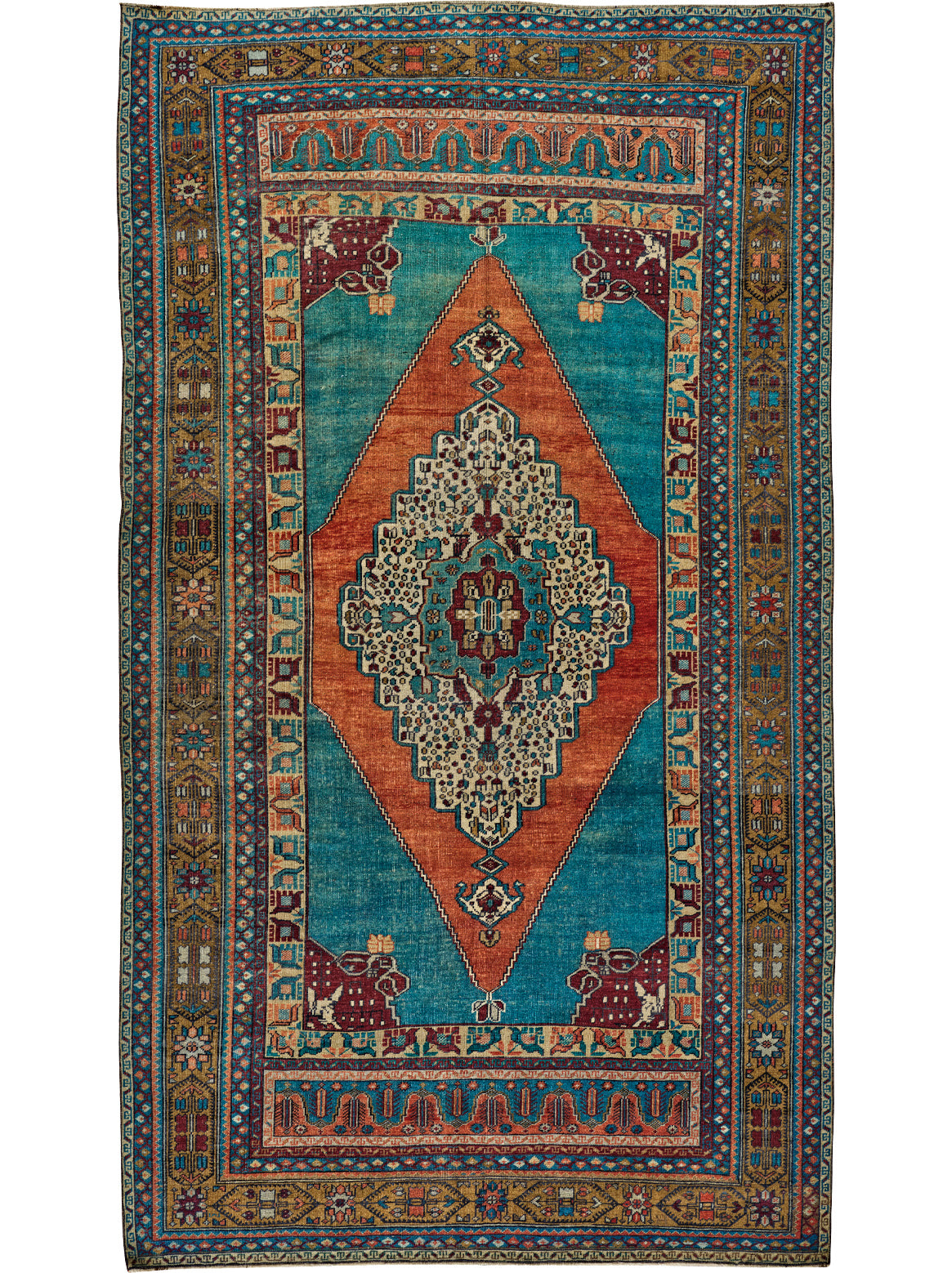 Luxury hand knotted carpet made from 100% Wool