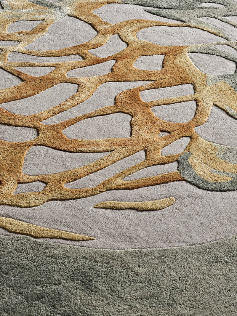 Luxury carpet in Custom Size color and Sage size