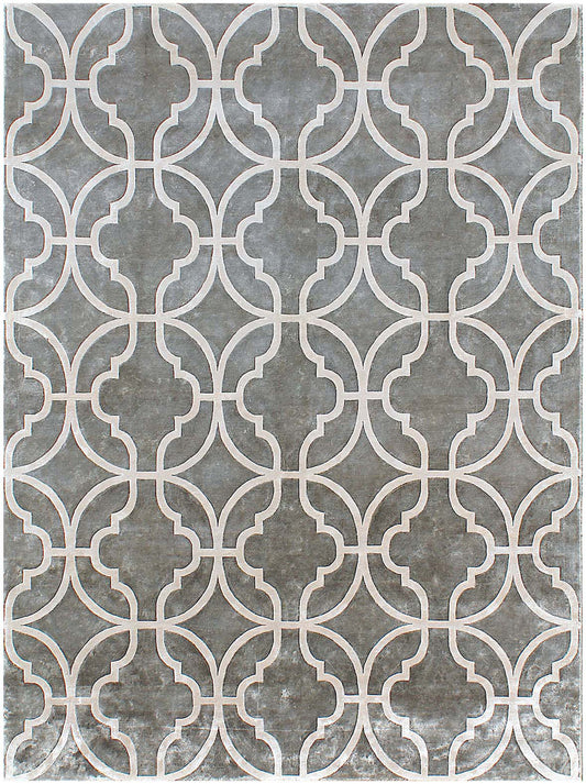 Luxury hand knotted carpet made from Botanical Silk