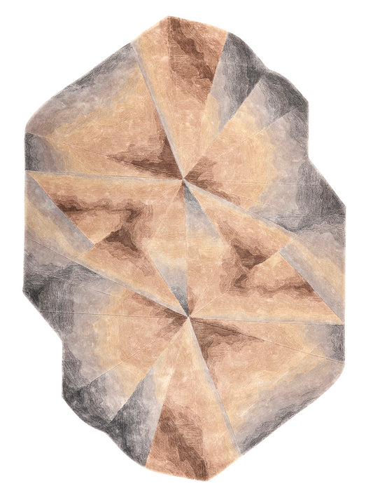 Luxury hand tufted carpet made from Botanical Silk