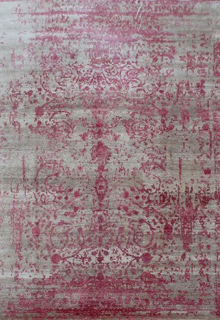 Luxury hand knotted carpet made from Wool & Bamboo Silk