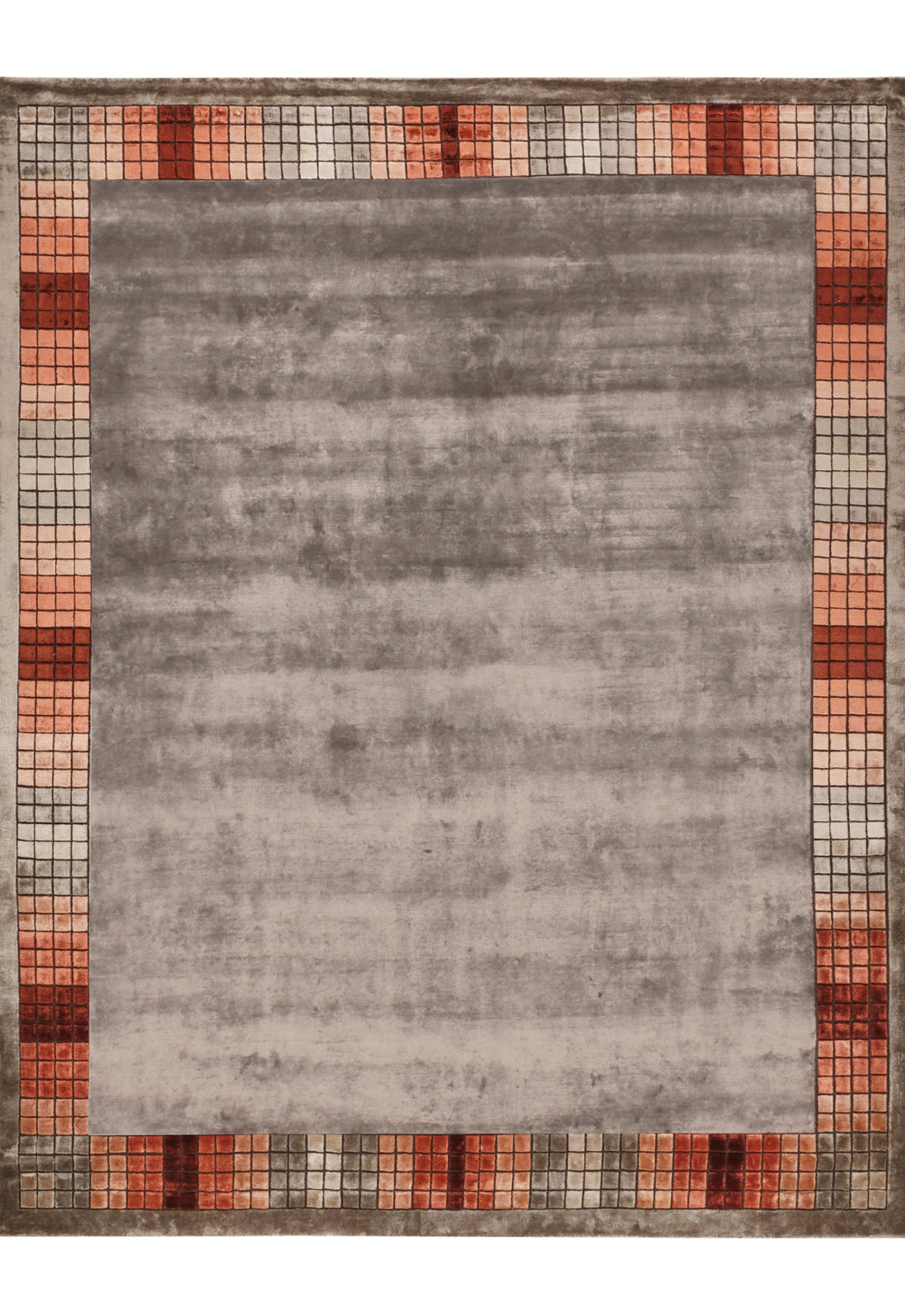 Luxury hand knotted carpet made from Wool & Botanical Silk