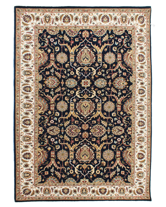 Luxury hand knotted carpet made from Wool & Botanical Silk
