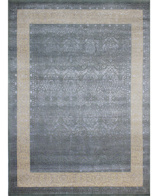 Luxury hand knotted carpet made from Wool & Botanical Silk