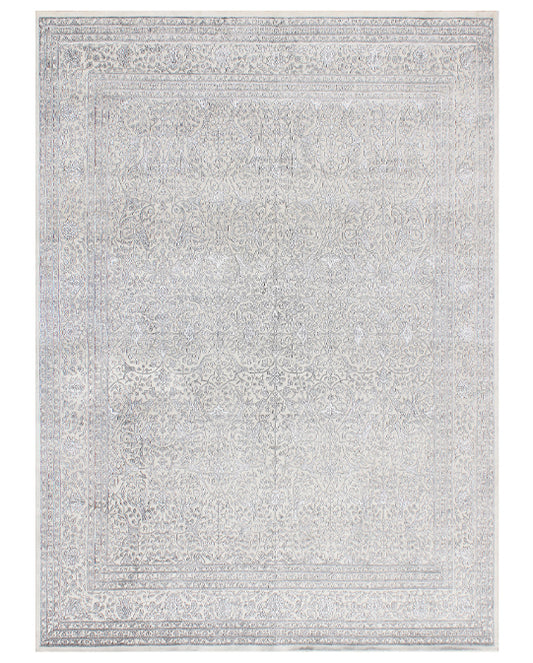 Luxury hand knotted carpet made from Wool & Botanical Silk