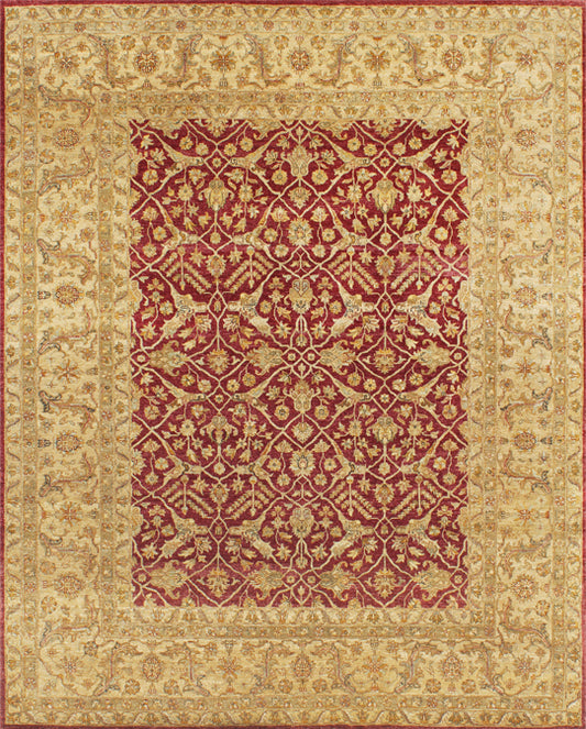 Luxury hand knotted carpet made from 100% Wool