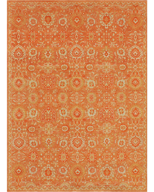 Luxury hand knotted carpet made from 100% Wool