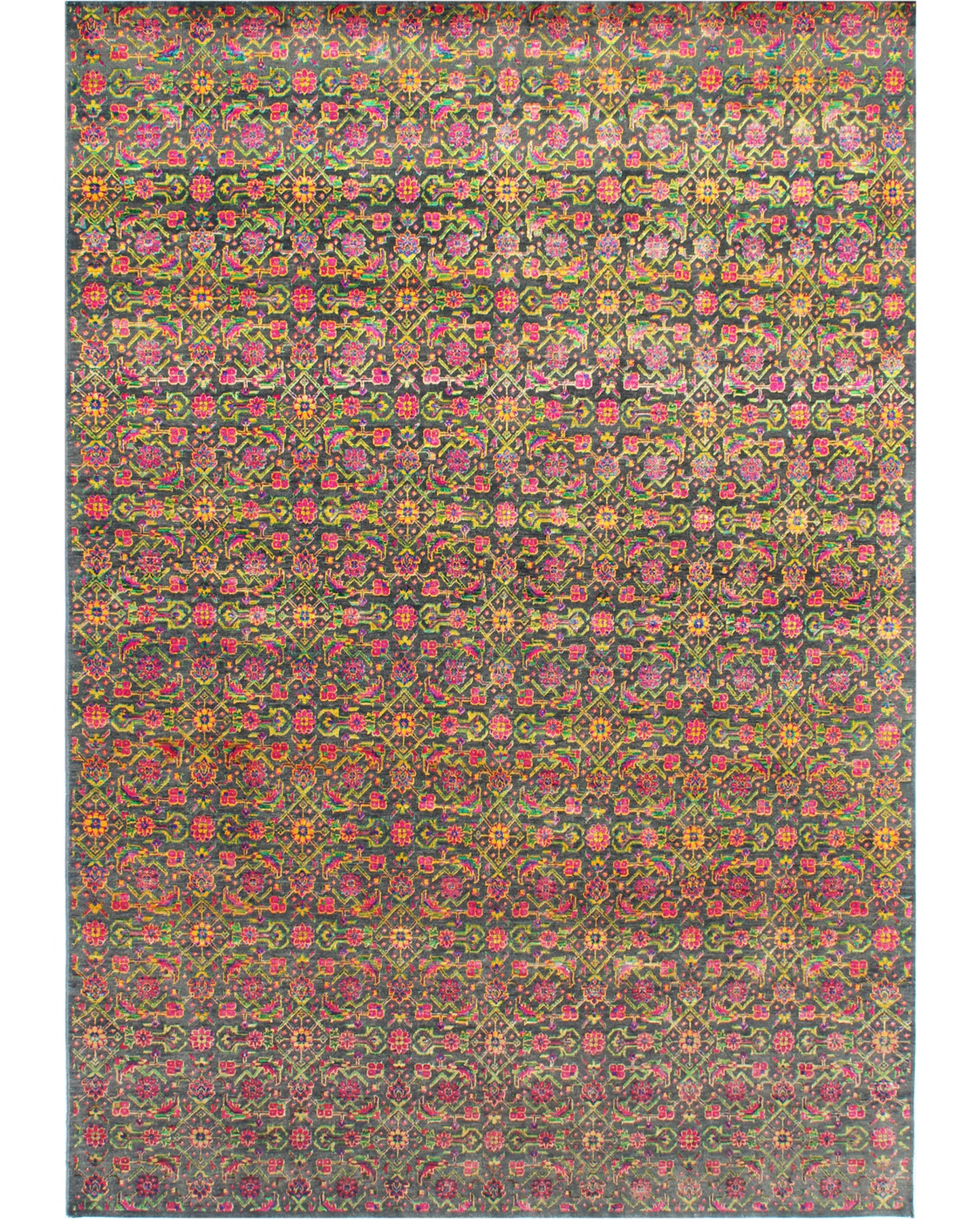 Luxury hand knotted carpet made from Wool & Bamboo Silk