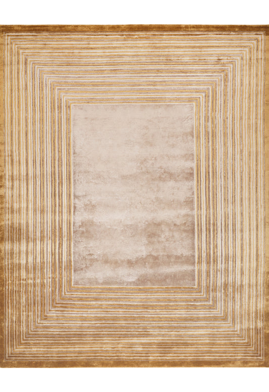 Luxury hand knotted carpet made from Botanical Silk