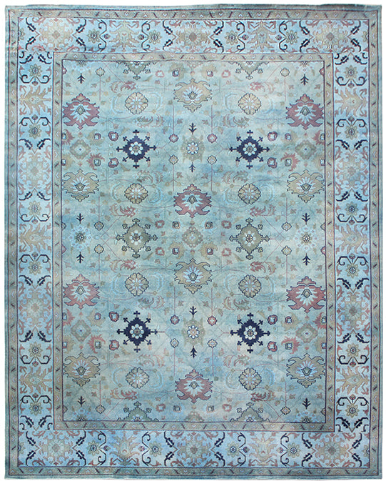Luxury hand knotted carpet made from 100% Wool