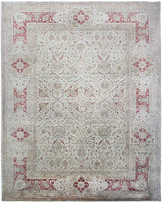 Luxury hand knotted carpet made from 100% Wool