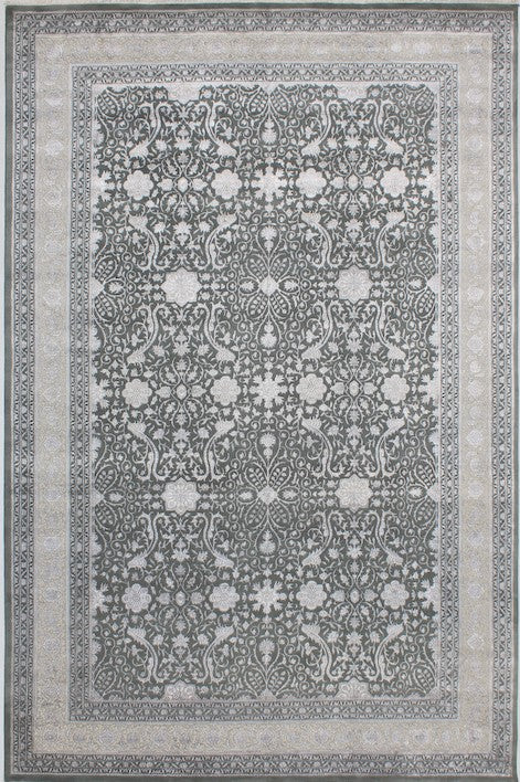 Luxury hand knotted carpet made from Wool & Botanical Silk