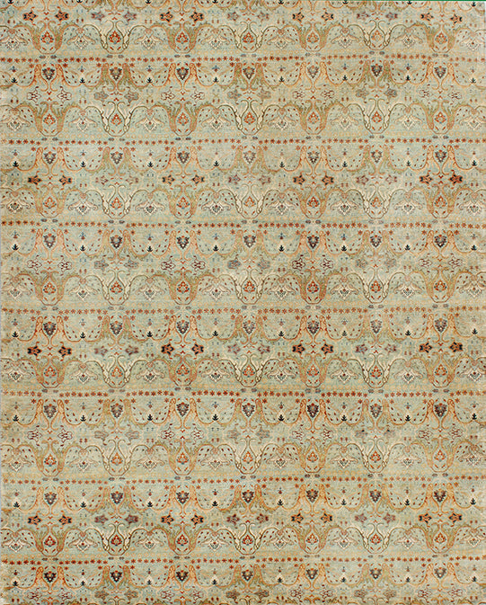 Luxury hand knotted carpet made from 100% Wool