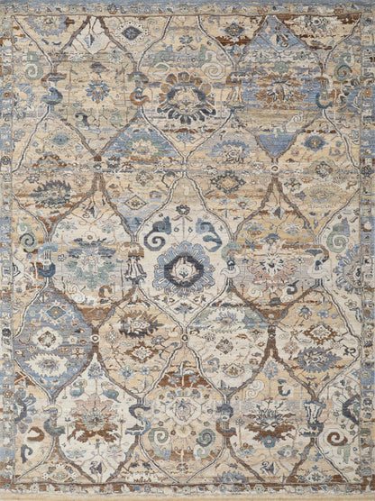 Luxury hand knotted carpet made from 100% Wool