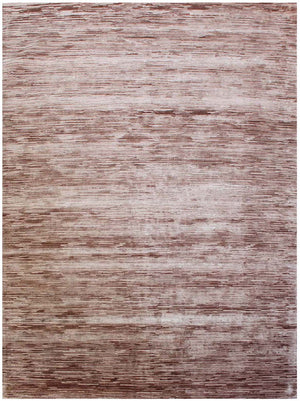 Hands BLAZE Peach Luxury Carpet - Botanical Silk & Lurex, Hand Tufted (3' x 5')