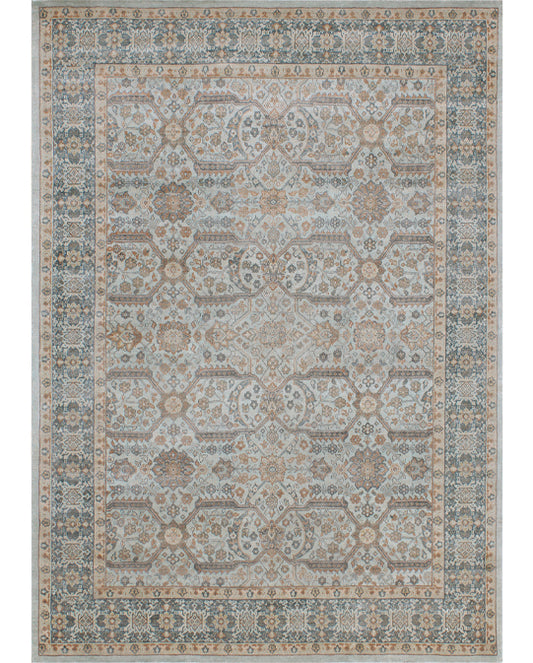 Hands NADORA Light Green Luxury Carpet - 100% Bamboo Silk, Hand Knotted (6' x 9')