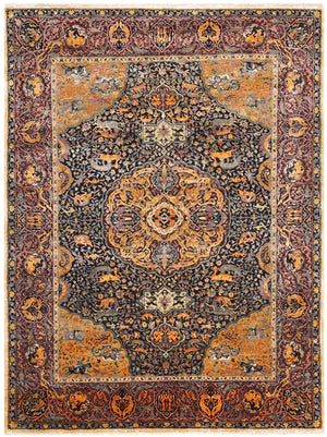 Luxury hand knotted carpet made from 100% Wool