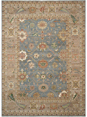 Hands DL 5300 Blue Beige Luxury Carpet - 100% Wool, Hand Knotted (Blue Beige)