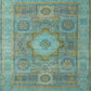 Hands DL 5301 Blue Luxury Carpet - 100% Wool, Hand Knotted (Blue)