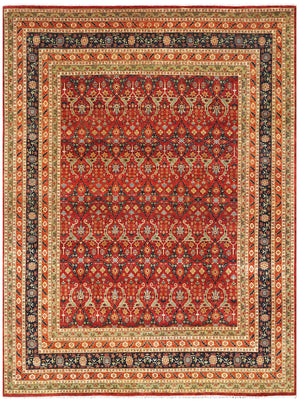 Luxury hand knotted carpet made from 100% Wool