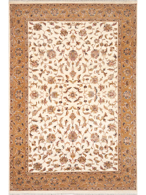 Hands DL 4982 Assorted Luxury Carpet - Wool & Botanical Silk, Hand Knotted (6'6'' x 10'6'')