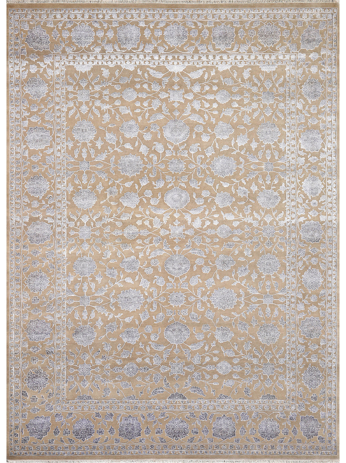 Hands DL 4988 Assorted Luxury Carpet - Wool & Botanical Silk, Hand Knotted (10' x 14')