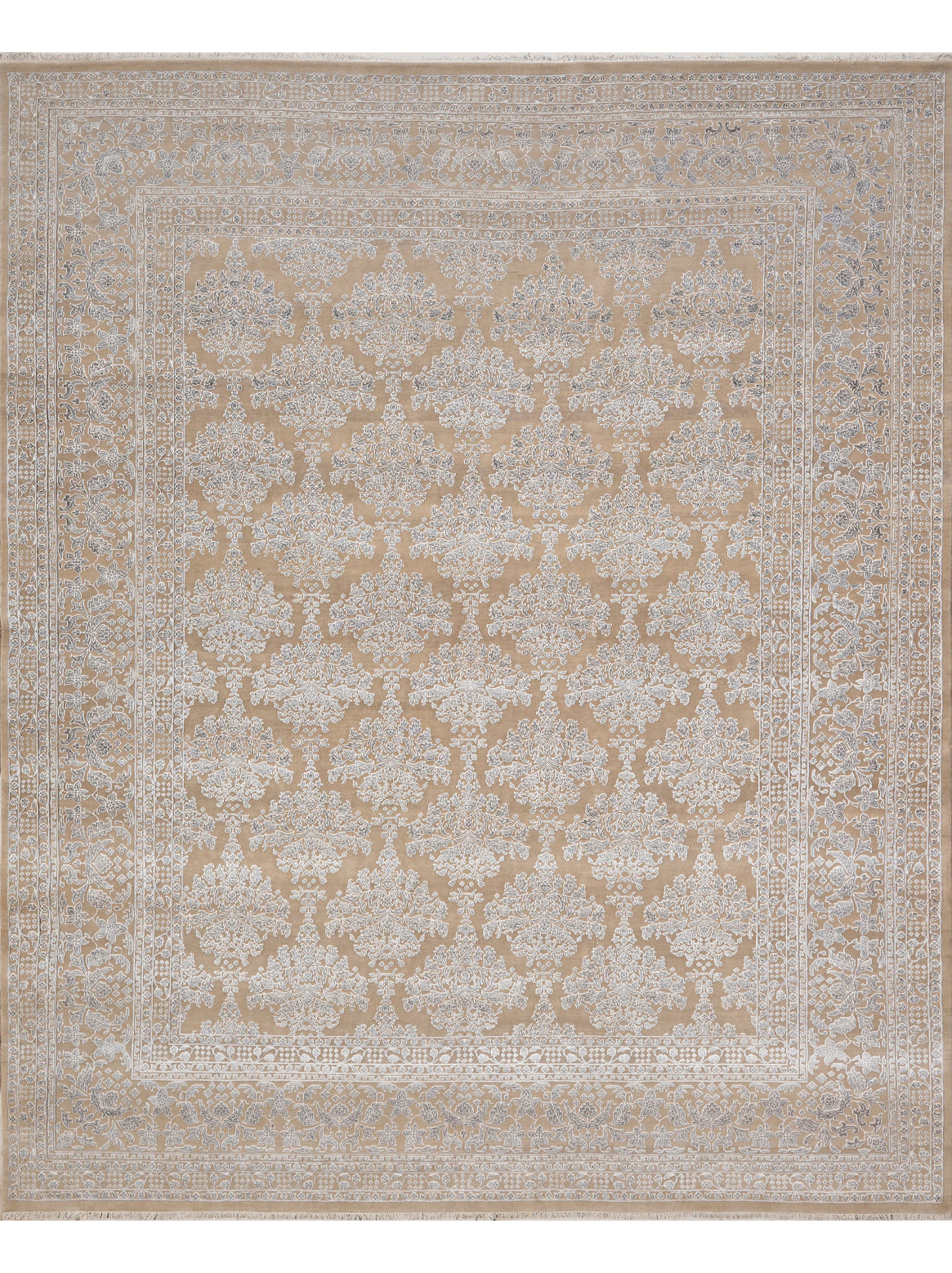 Hands DL 4992 Assorted Luxury Carpet - Wool & Botanical Silk, Hand Knotted (12' x 15')