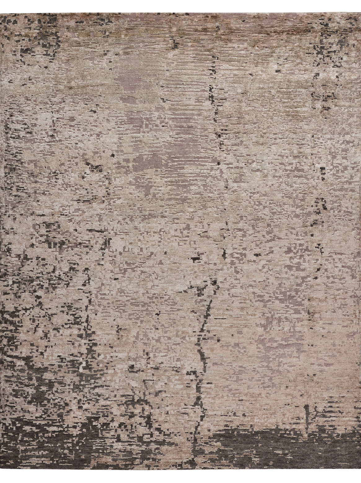 Hands DOA French Rose Luxury Carpet - Wool & Bamboo Silk, Hand Knotted (8' x 10')