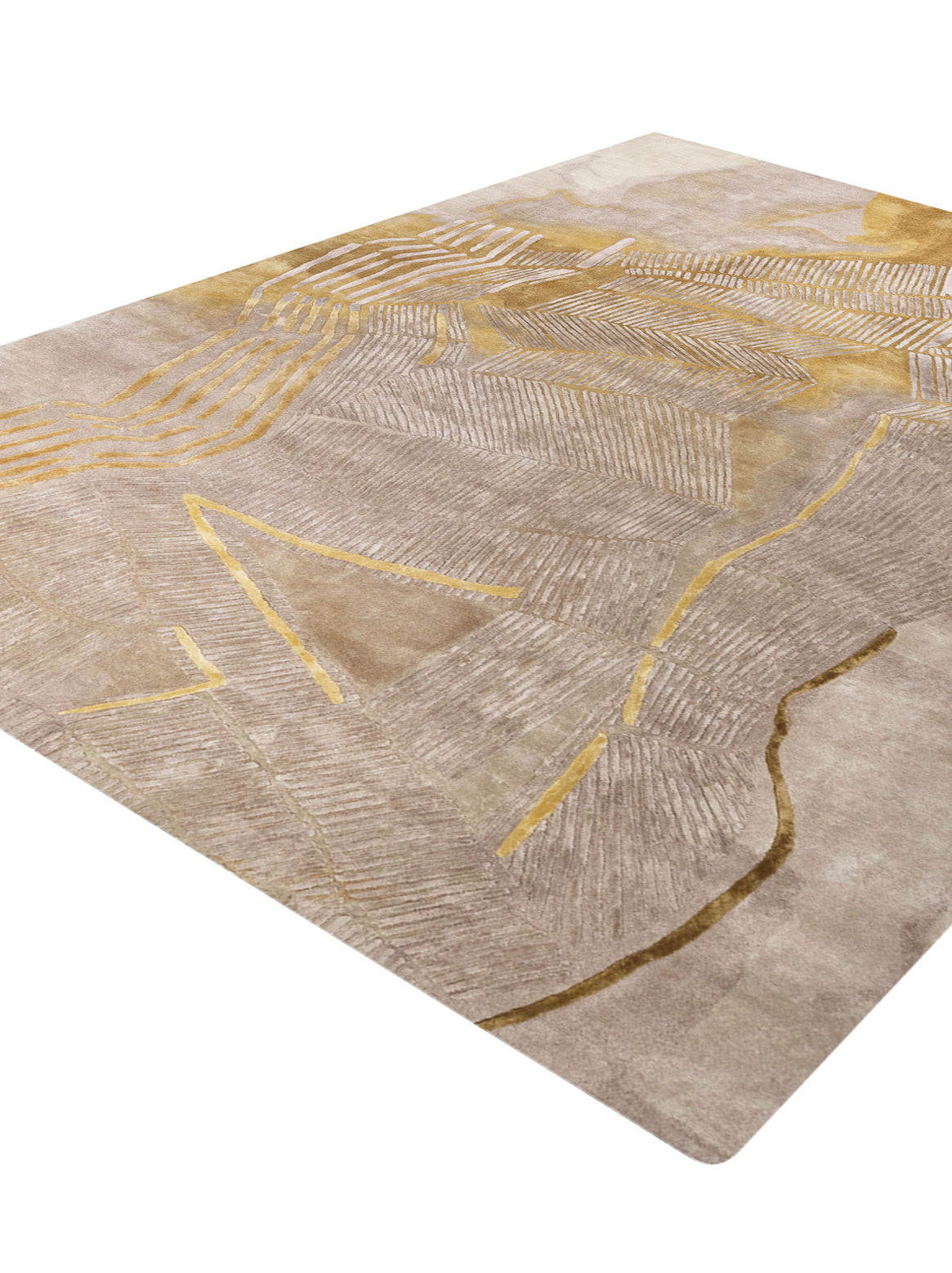 Hands SERENE Grey Gold Luxury Carpet 100 Botanical Silk Hand Tufted hands-serene-grey-gold-luxury-carpet-100-botanical-silk-hand-tufted