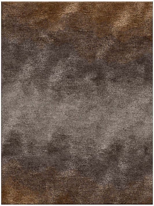 Hands SEQUENCE Gold Luxury Carpet - 100% Botanical Silk, Hand Tufted (3' x 5')