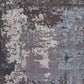 Hands VERNA Grey Blue Luxury Carpet - Wool & Bamboo Silk, Hand Knotted (8' x 10')