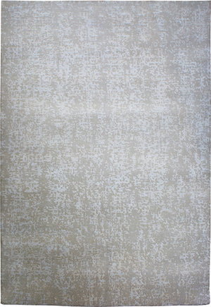 Hands P 4835 Ivory Beige Luxury Carpet - Wool & Bamboo Silk, Hand Knotted (8' x 10')