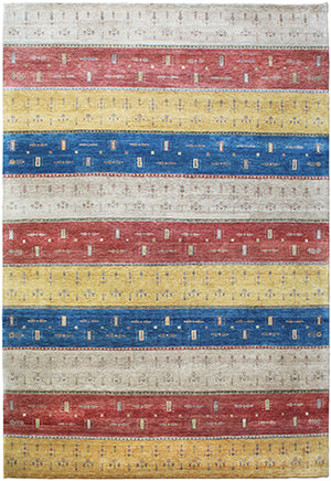 Hands P 6907 Multi Luxury Carpet - 100% Wool, Hand Knotted (8' x 11')