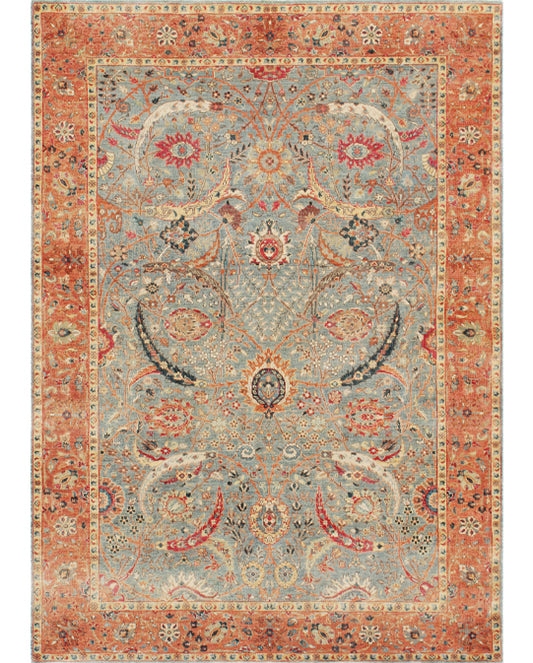 Hands DL 2311 Multi Luxury Carpet - 100% Wool, Hand Knotted (5'6" x 8')