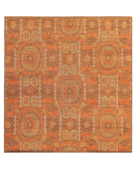 Hands DL 2634 Multi Luxury Carpet - 100% Wool, Hand Knotted (8' x 8')