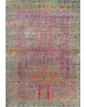 Hands DL 3258 Assorted Luxury Carpet - Wool & Botanical Silk, Hand Knotted (9' x 12')