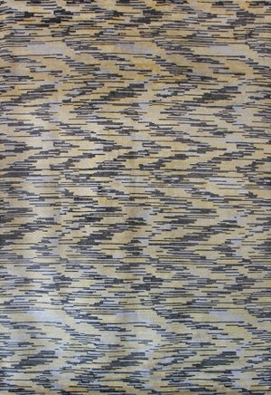 Hands P 1461 Gold Luxury Carpet - Wool & Botanical Silk, Hand Knotted (8' x 10')