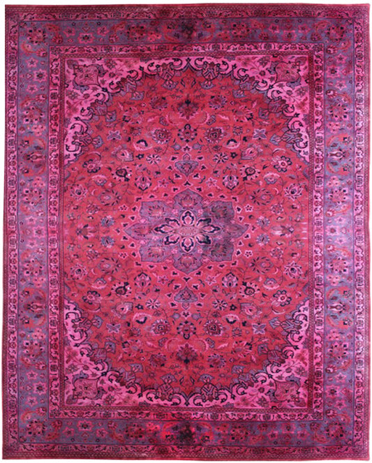 Hands P 1253 Red Luxury Carpet - 100% Wool, Hand Knotted (6'6" x 10')