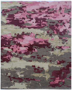 Hands P 29643 Multi Luxury Carpet - 100% Wool, Hand Knotted (5'6" x 8')