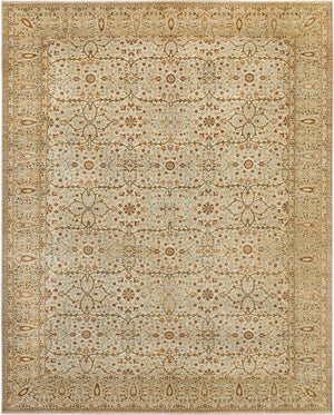 Hands P 4243 Beige Luxury Carpet - 100% Wool, Hand Knotted (9' x 12')