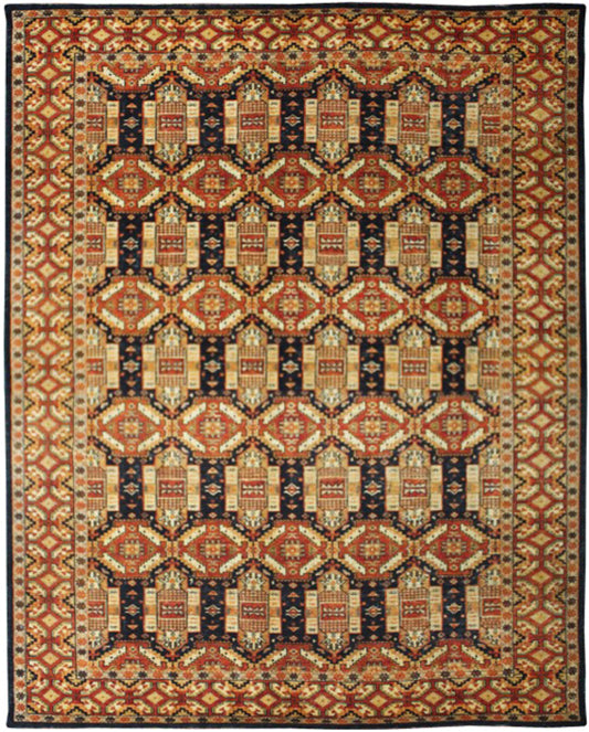 Luxury hand knotted carpet made from 100% Wool