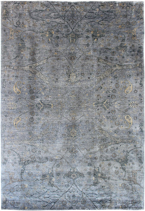 Hands P 3092 Light Blue Luxury Carpet - 100% Bamboo Silk, Hand Knotted (8' x 10')