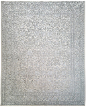 Hands P 3280 Beige Luxury Carpet - Wool & Botanical Silk, Hand Knotted (9' x 12')