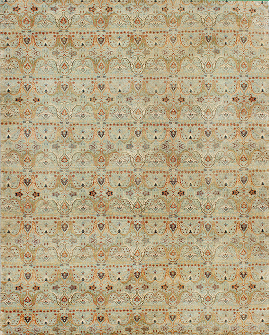 Luxury hand knotted carpet made from 100% Wool